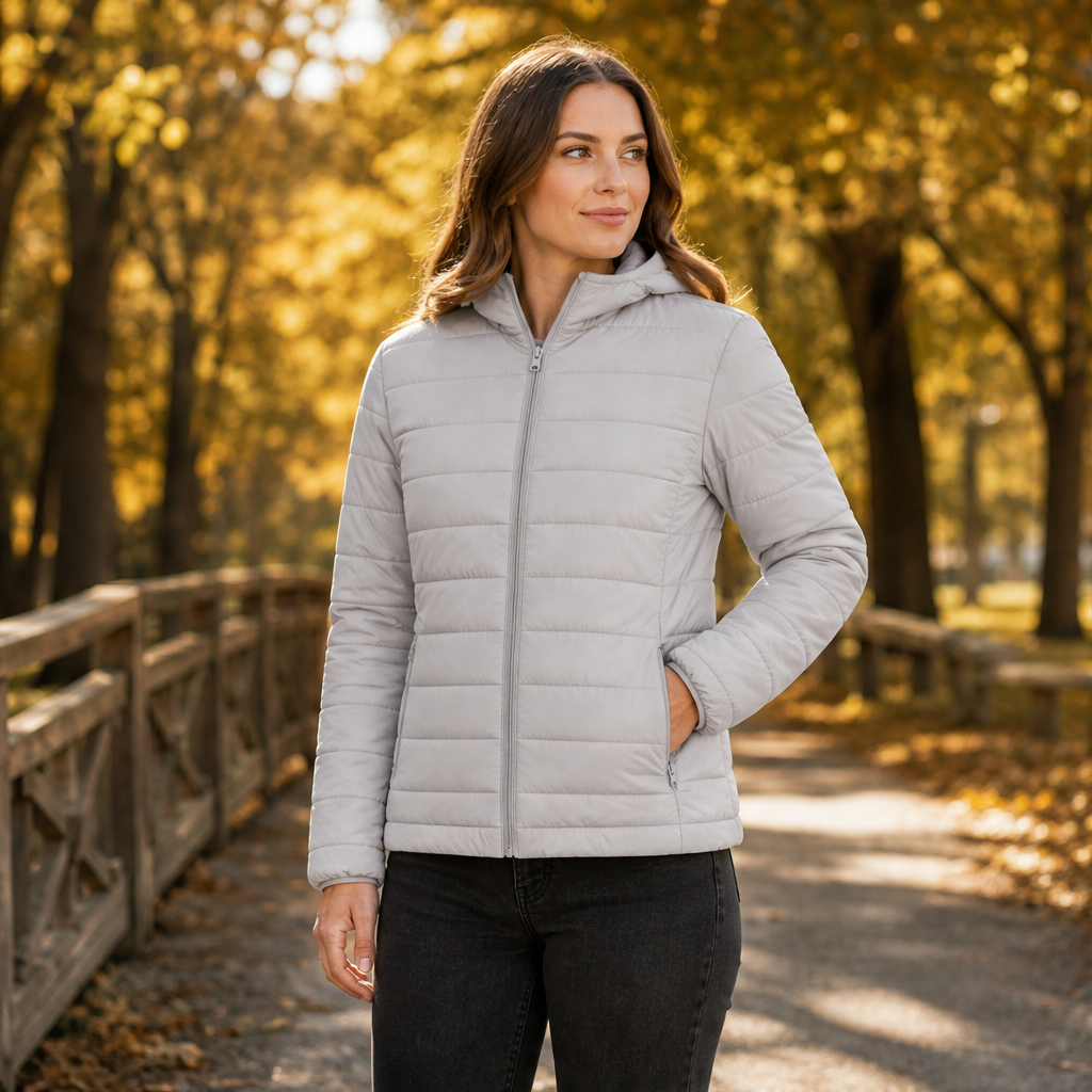 Novarin – Piumino Leggero con Cappuccio lifestyle