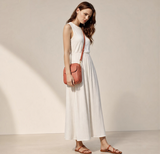 Borsa a Tracolla in Pelle | Crossbody Donna con Fibbia - Design Vintage Compatto lifestyle