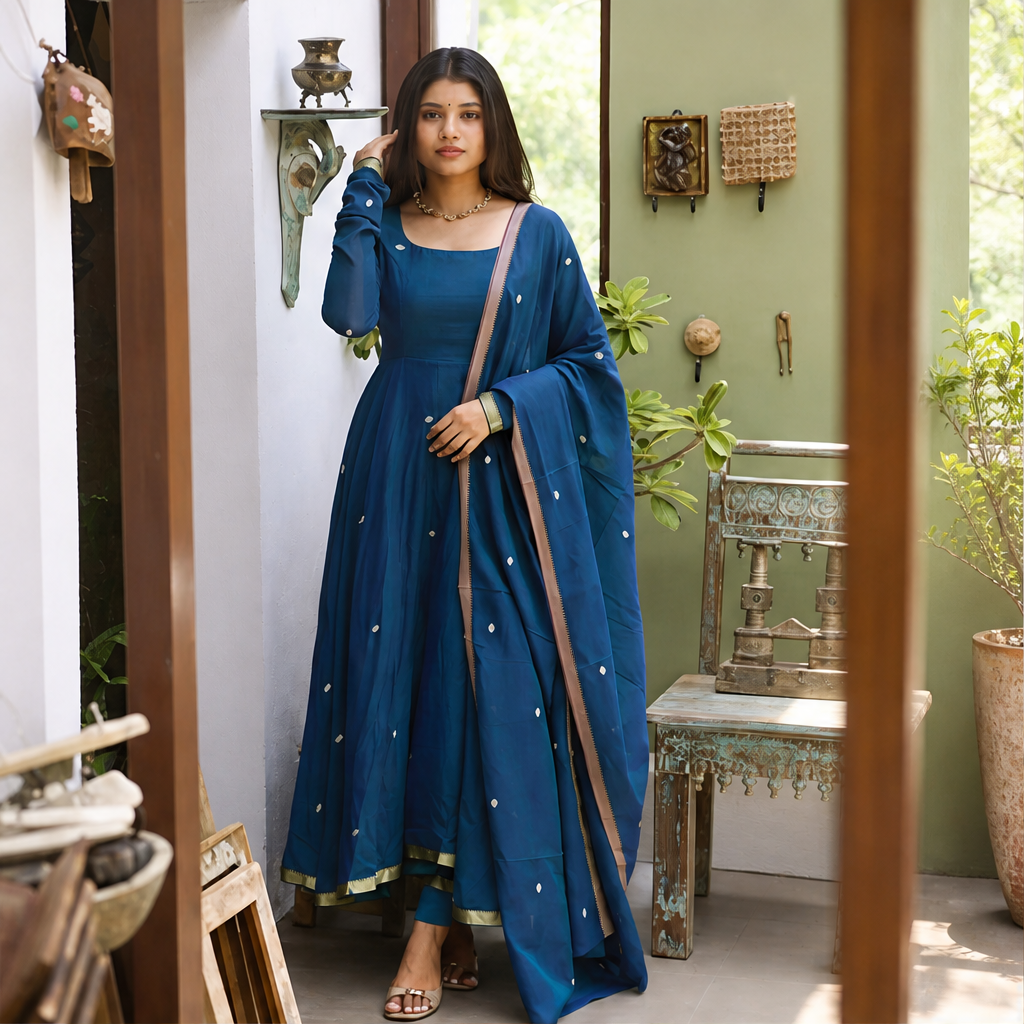 Narayani – Abito Anarkali Ricamato con Dupatta lifestyle