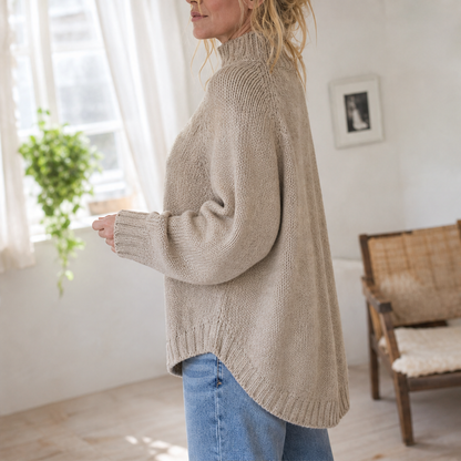 Vindalma – Maglione Dolcevita a Maniche Pipistrello lifestyle