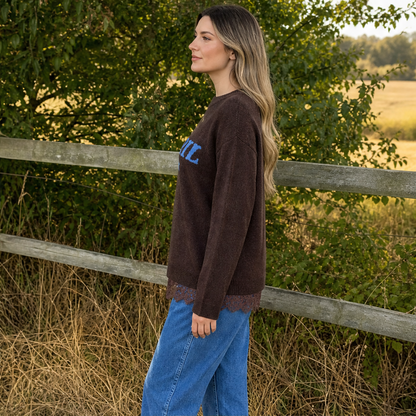 Novarla – Maglione Oversize con Pizzo lifestyle