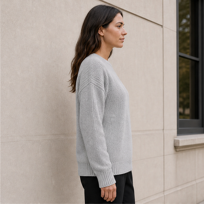 Maglera – Pullover Girocollo a Costine lifestyle