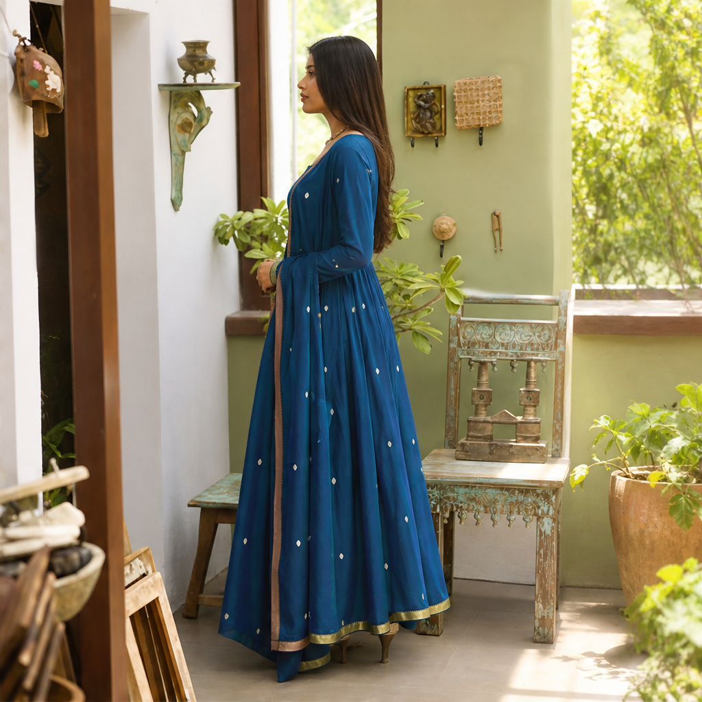 Narayani – Abito Anarkali Ricamato con Dupatta lifestyle