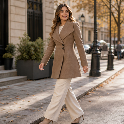 Veluria – Cappotto Slim Fit in Misto Lana lifestyle