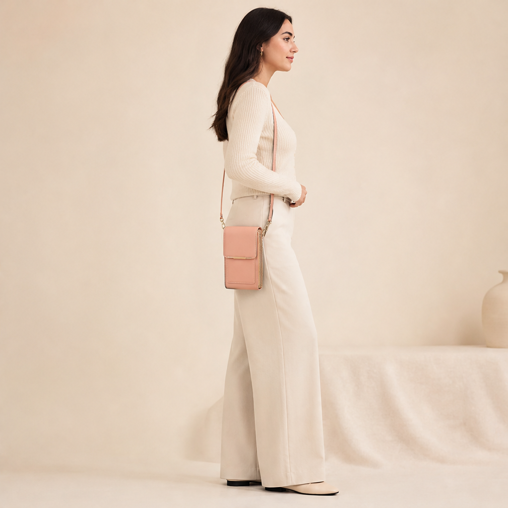 Velmora – Mini Borsa a Tracolla Porta Cellulare RFID lifestyle