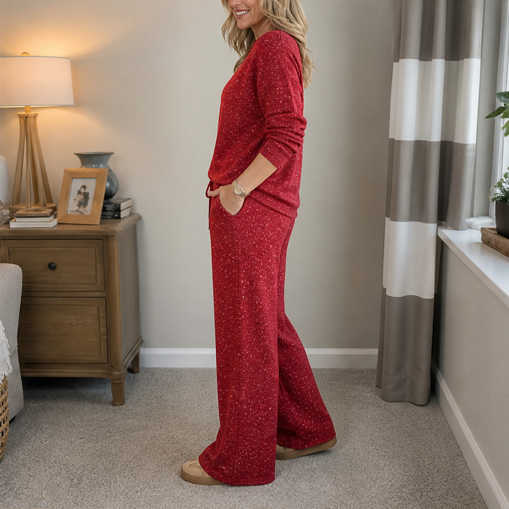Luminetta – Completo Pullover e Pantaloni Glitterati lifestyle