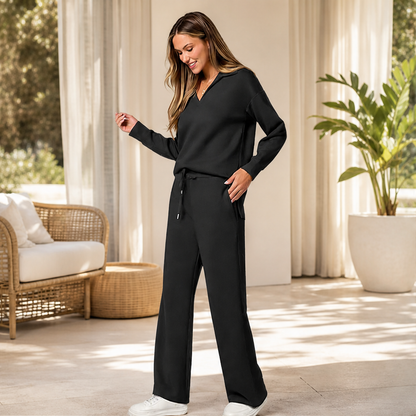 Nuvora – Scollo a V Completo Casual in Maglia lifestyle