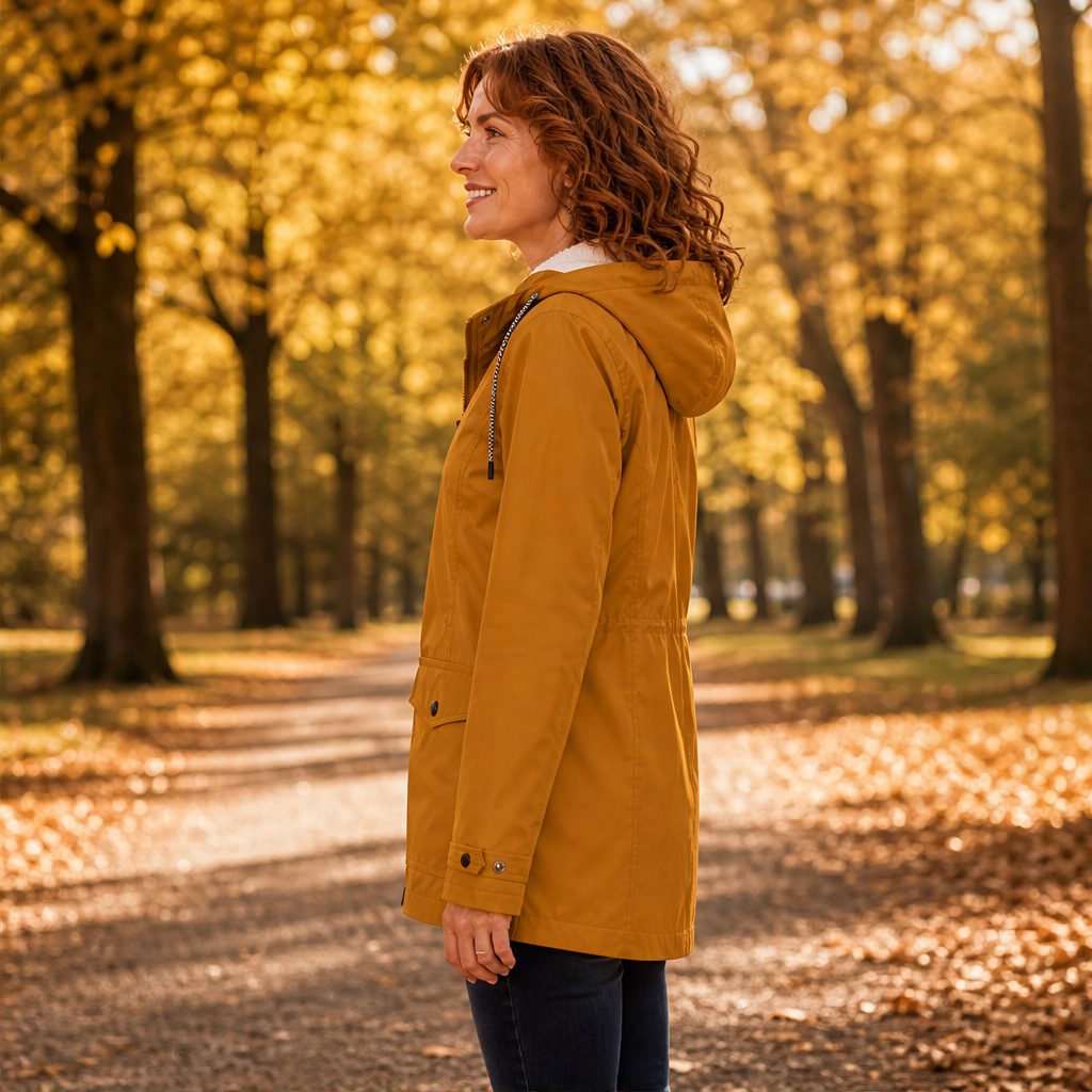 Calorena – Giacca con Cappuccio Foderata in Pile lifestyle