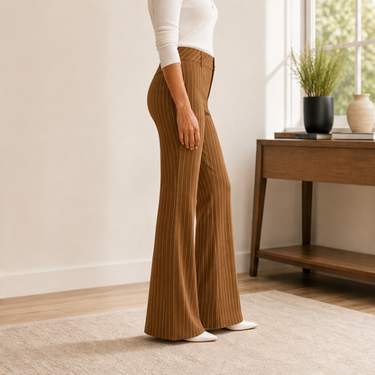 Velarno – Pantaloni a Righe Svasati lifestyle