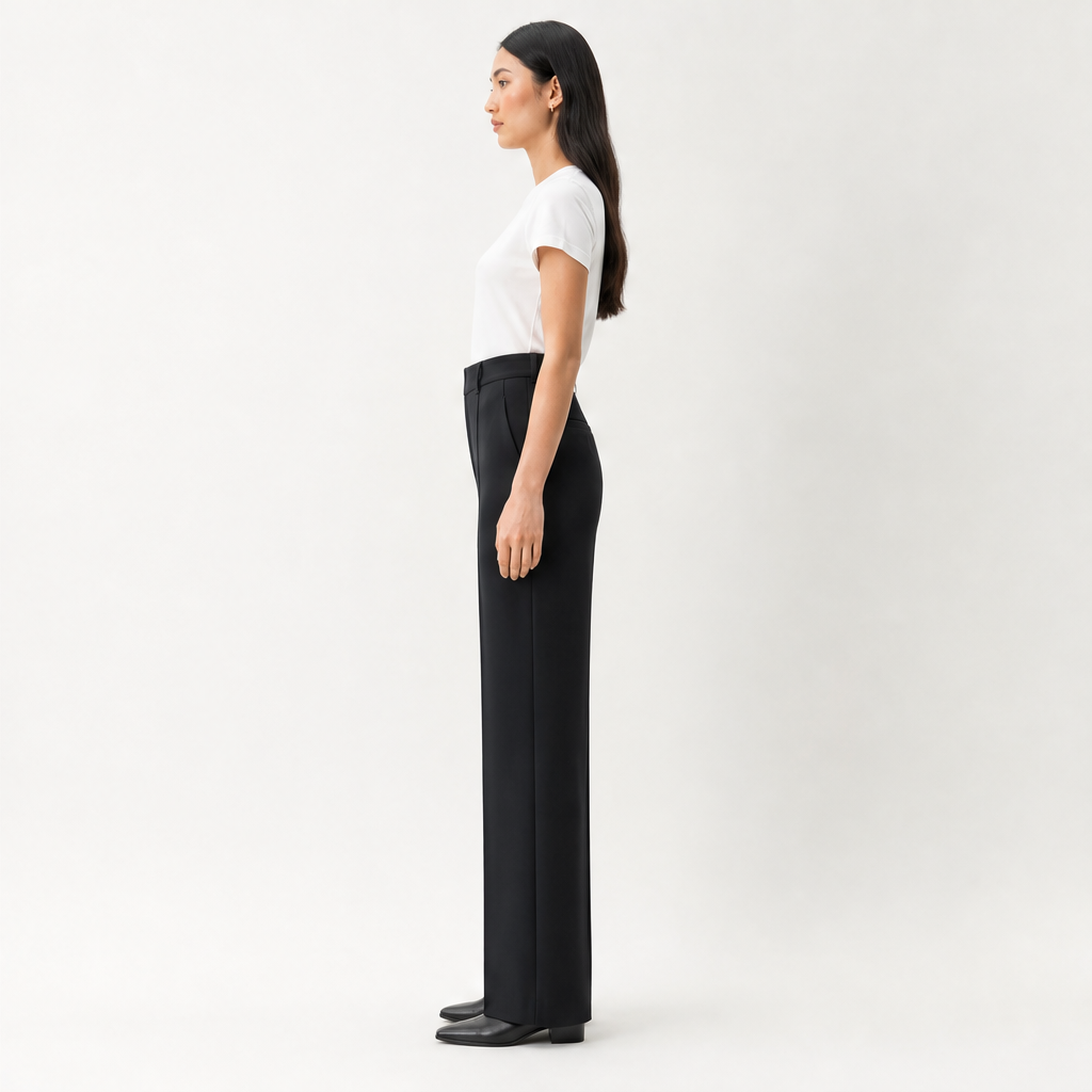 Velmira – Pantalone Relaxed in Crêpe lifestyle