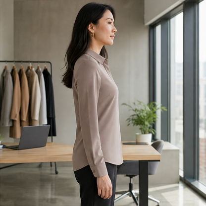 Novirra – Camicia Slim Fit Antipiega lifestyle