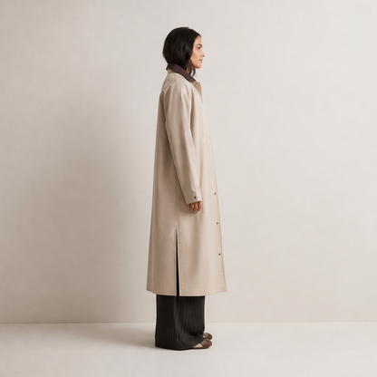 Varonne – Trench Reversibile Longline lifestyle
