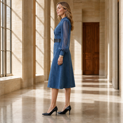 Velmira – Abito Jeans Svasato Effetto Snellente lifestyle