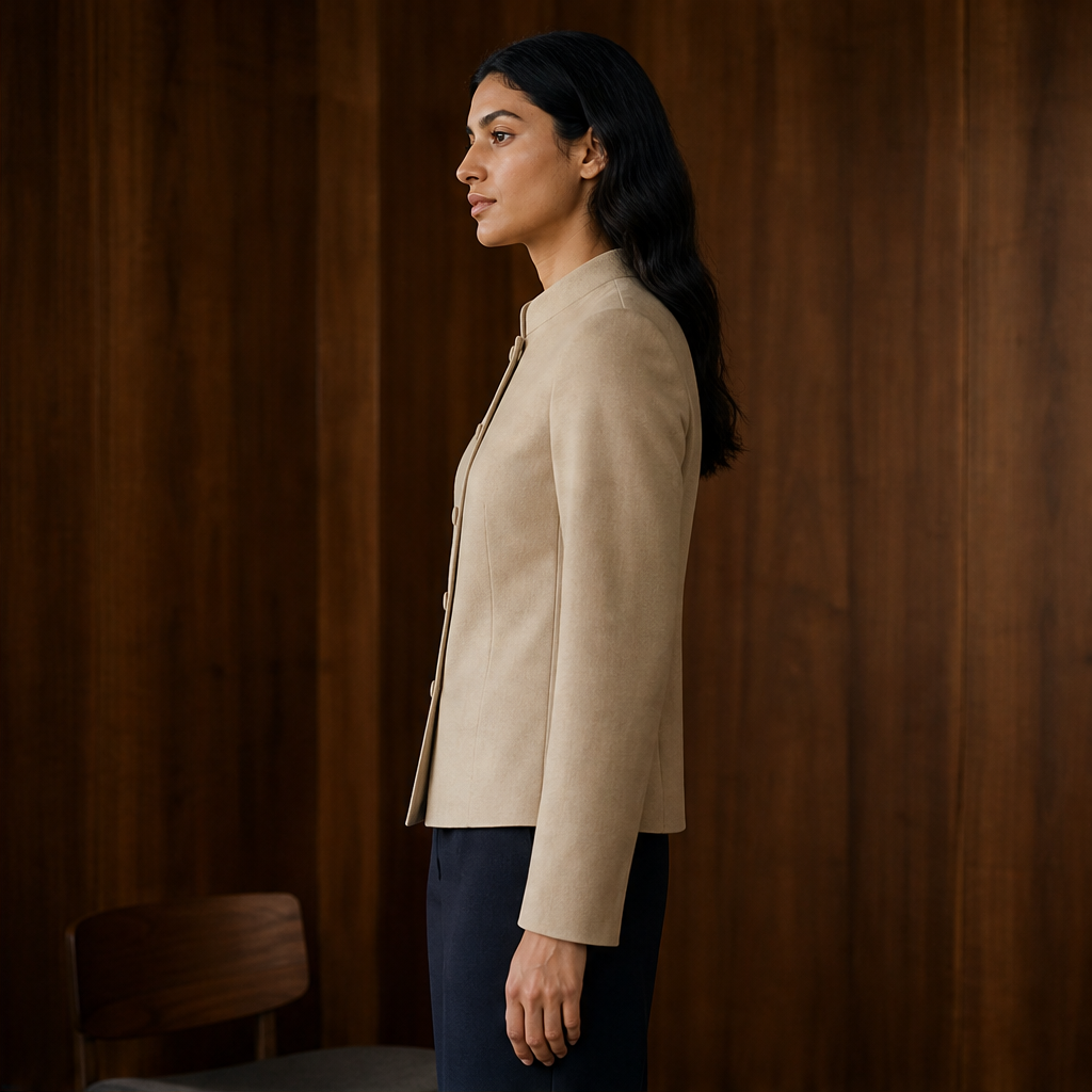 Valcera – Giacca Nehru in Lana Sartoriale lifestyle