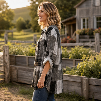 Vaneira – Camicia a Quadri Oversize Anti-UV lifestyle