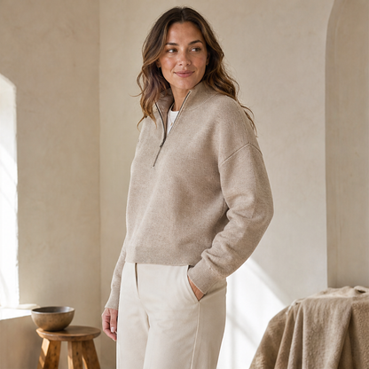 Varonne – Maglione Mezza Zip Comfort lifestyle