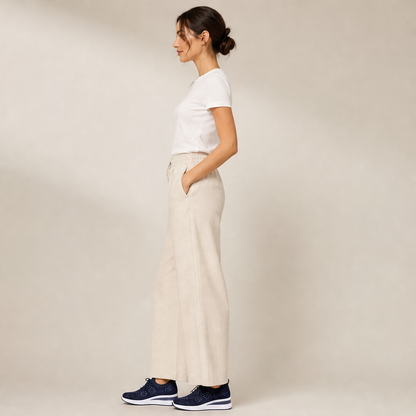 Sneakers Blu Navy in Mesh con Strass | Scarpe con Zeppa e Dettagli Brillanti – Traspiranti con Lacci