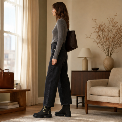 Novella – Stivaletto in Nubuck con Borchie lifestyle
