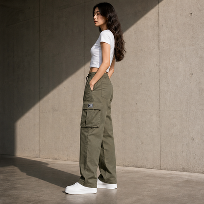 Varenzo – Pantaloni Cargo Comodi Multitasche lifestyle