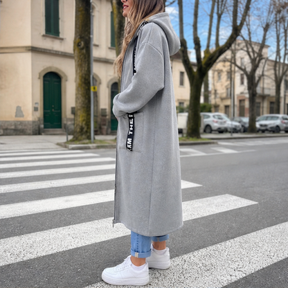 Novaris – Felpa Lunga con Cappuccio Oversize lifestyle