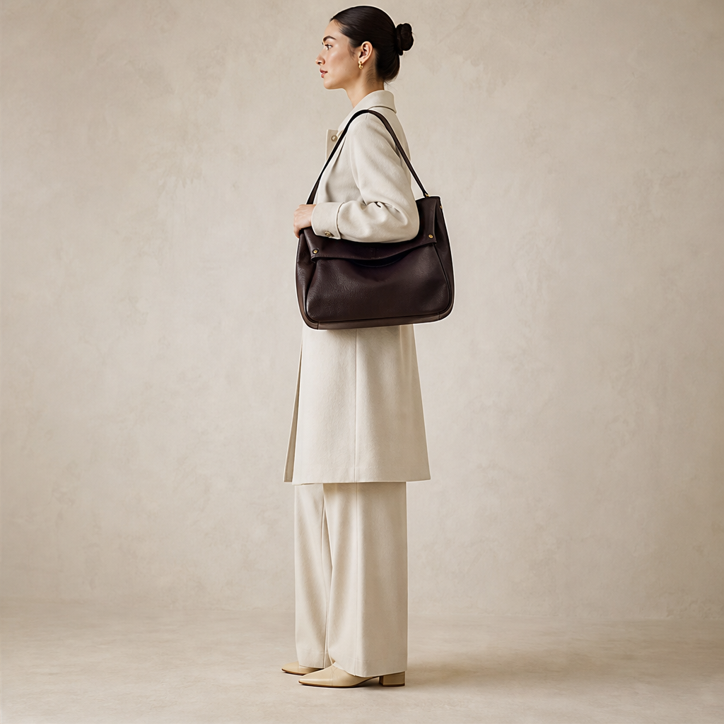 Velmora – Borsa Hobo in Pelle con Patta lifestyle