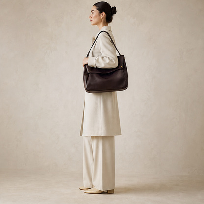 Velmora – Borsa Hobo in Pelle con Patta lifestyle