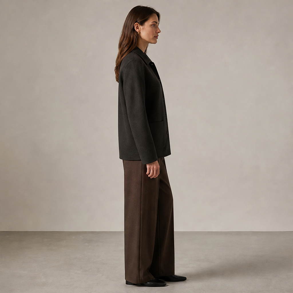 Lanovera – Overshirt in Lana a Strato Singolo lifestyle