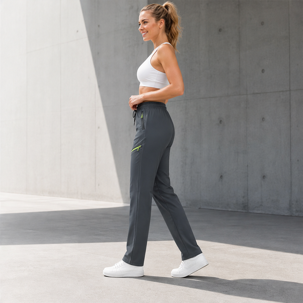 Velomia – Pantaloni Sportivi Slim con Tasche Zip lifestyle