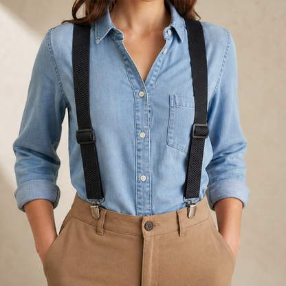 Vessante – Bretelle a X Regolabili con Clip lifestyle