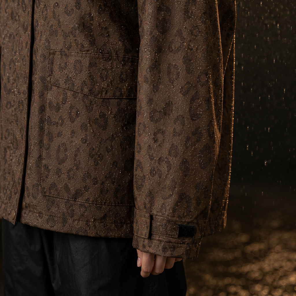 Velmara – Giacca Impermeabile Reattiva Cheetah lifestyle