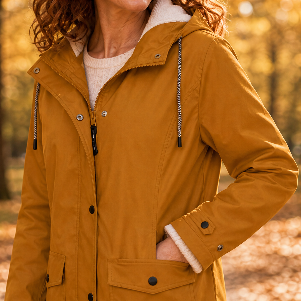 Calorena – Giacca con Cappuccio Foderata in Pile lifestyle