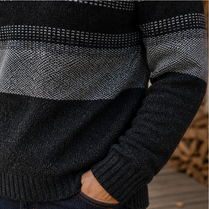 Calveno – Felpa con Cappuccio Effetto Maglia Foderata Termica lifestyle