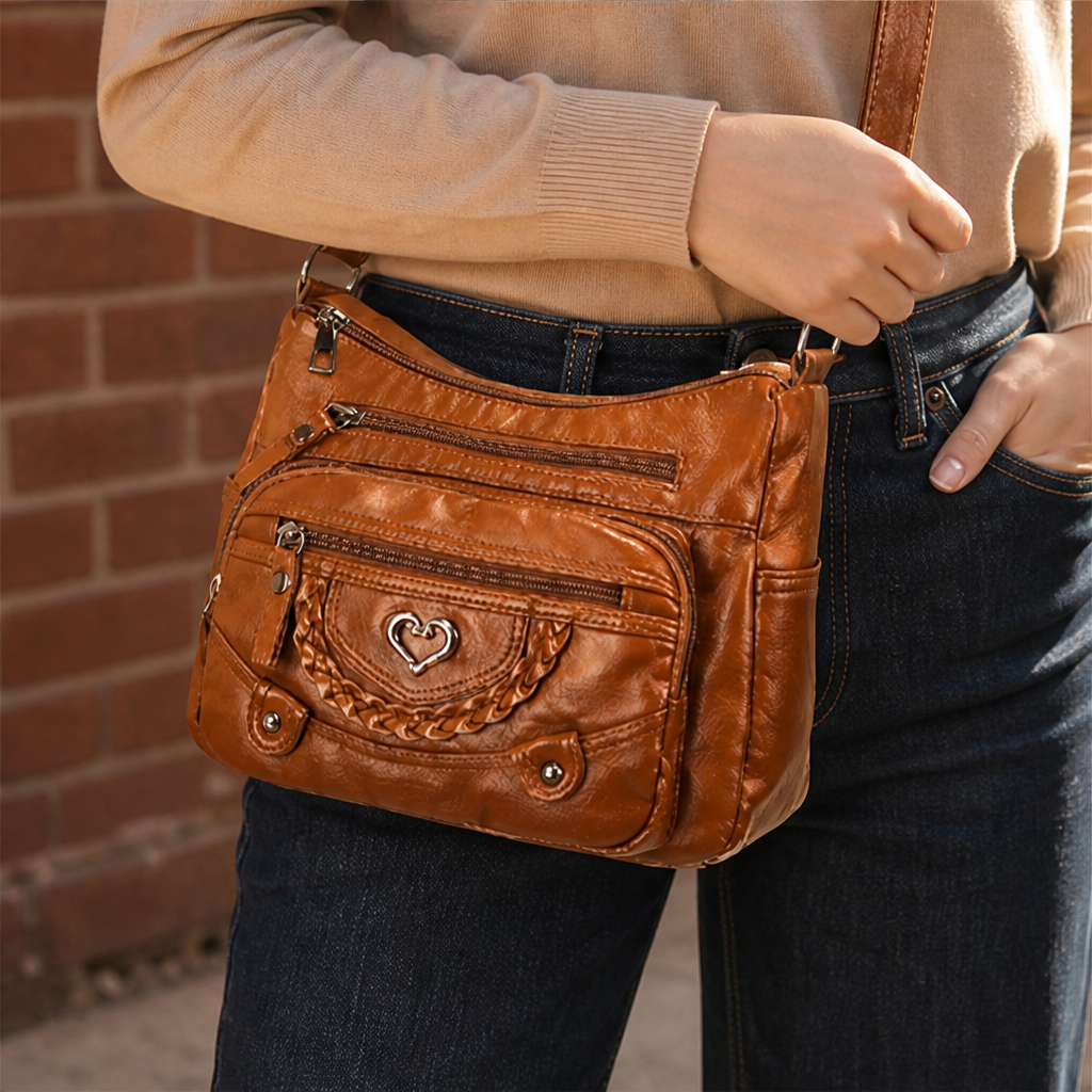 Vellora – Borsa a Tracolla Multitasche in Pelle PU lifestyle