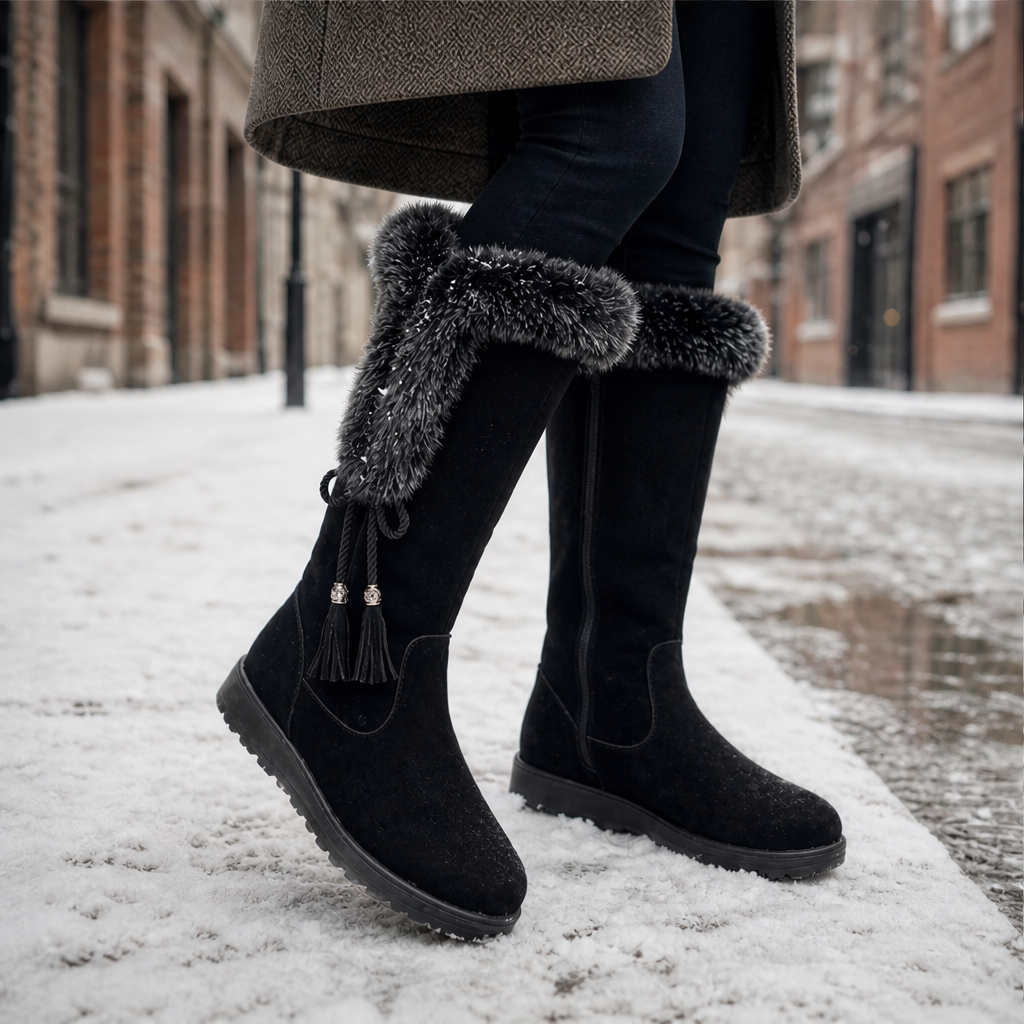 Nevara – Stivali da Neve con Bordo in Pelliccia lifestyle