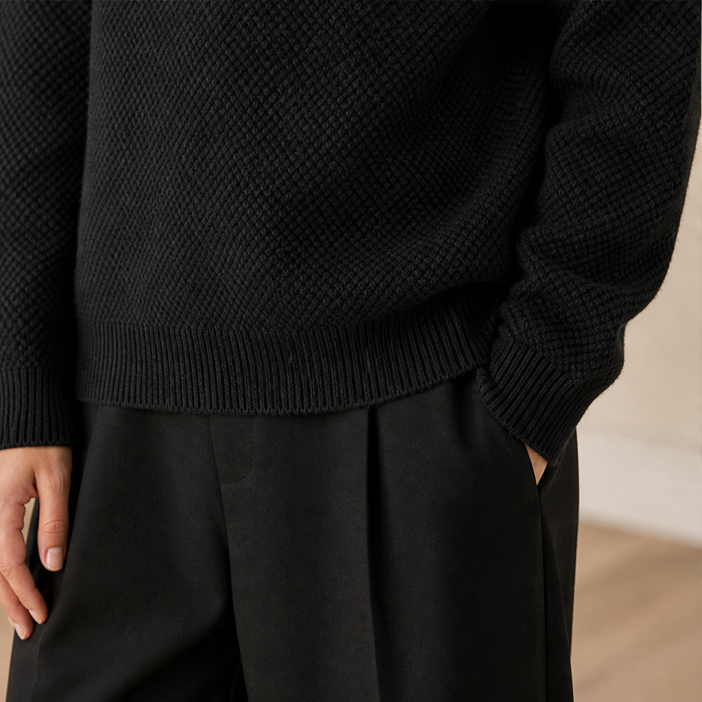 Vernoli – Maglione Girocollo Trama a Rombi lifestyle
