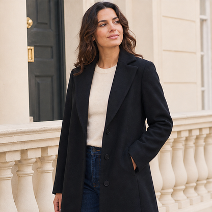 Varonnia – Cappotto Lungo in Misto Lana lifestyle