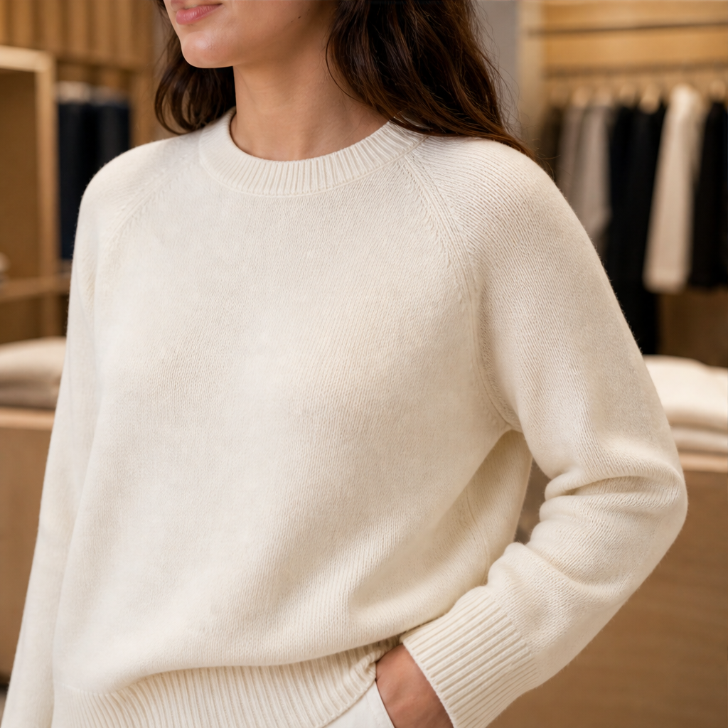 Lanorie – Maglione in Lana Merino a Collo Alto lifestyle