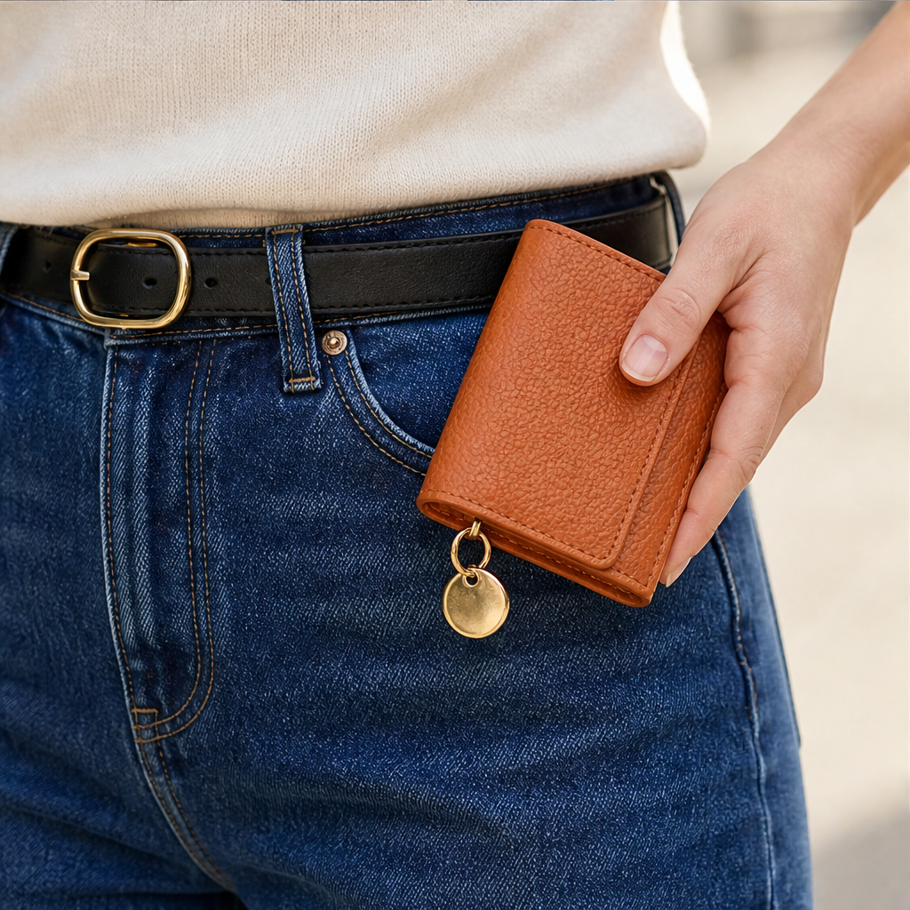 Velmora – Portafoglio Corto RFID con Portachiavi lifestyle