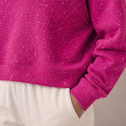 Luccosa – Felpa con Glitter e Cappuccio lifestyle