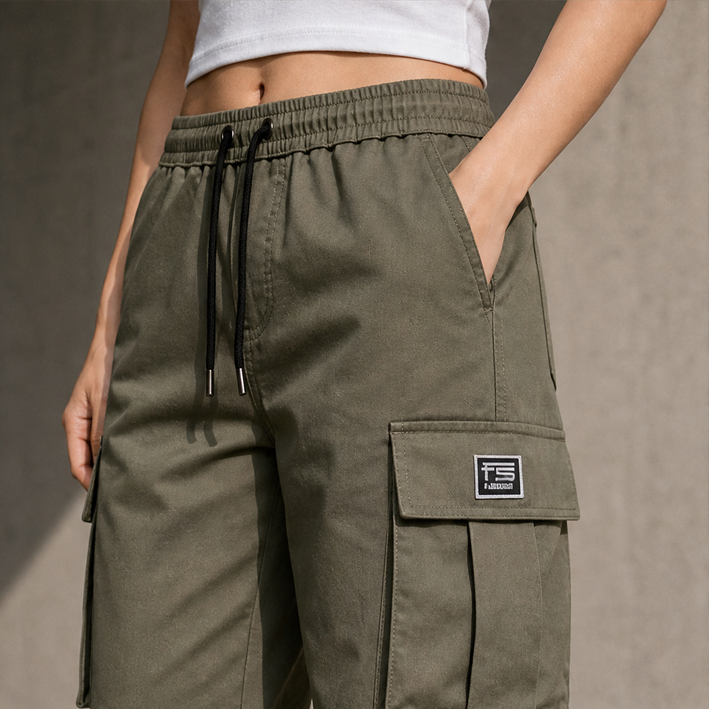 Varenzo – Pantaloni Cargo Comodi Multitasche lifestyle