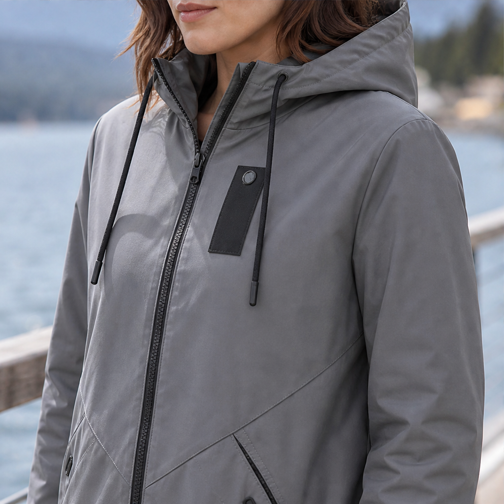 Novarla – Cappotto Midi con Cappuccio lifestyle