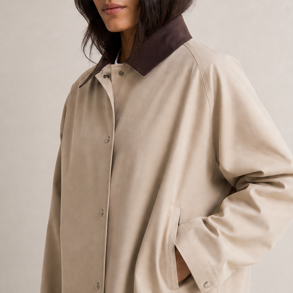 Varonne – Trench Reversibile Longline lifestyle