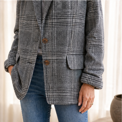 Verlana – Blazer Pied de Poule con Revers lifestyle