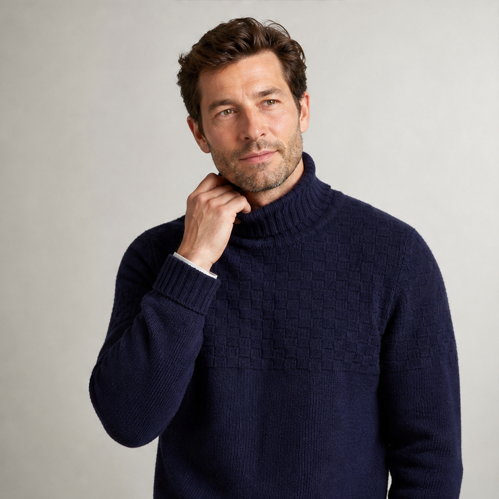 Northavel – Maglione Dolcevita in Lambswool lifestyle
