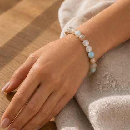 Pietrale – Bracciale Elastico in Pietre Naturali lifestyle