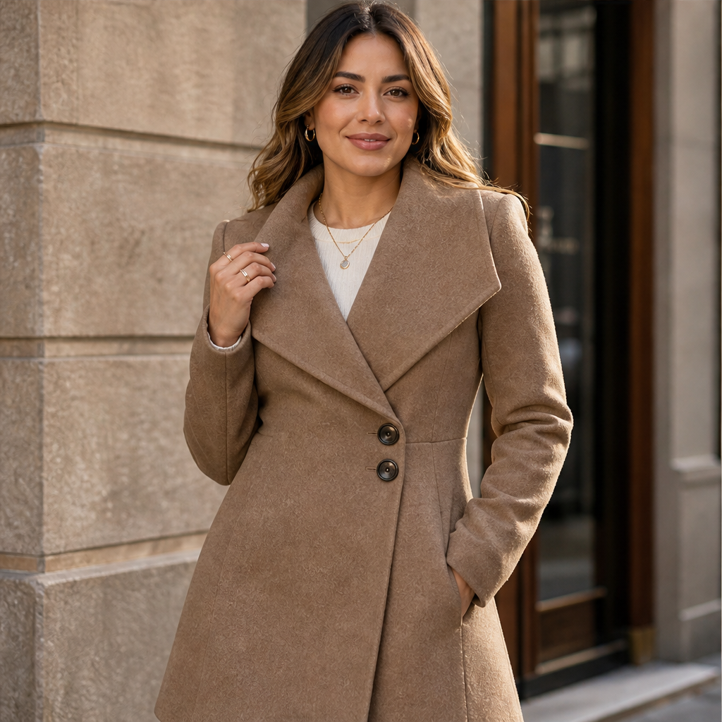 Veluria – Cappotto Slim Fit in Misto Lana lifestyle