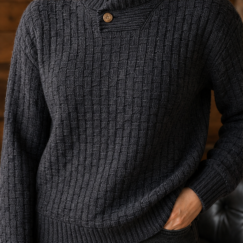 Vellara – Pullover in Maglia Testurizzata con Colletto lifestyle