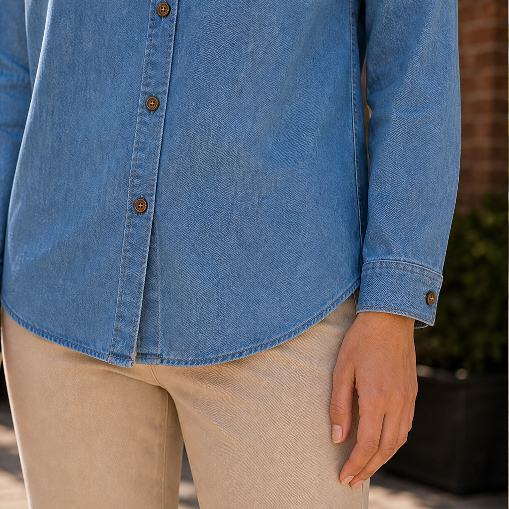 Denara – Camicia in Denim Leggero lifestyle