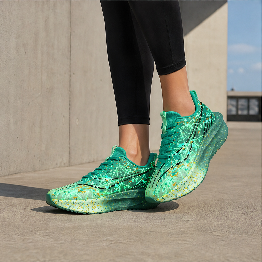 Luminetta – Sneakers Fluorescenti Splatter Print lifestyle