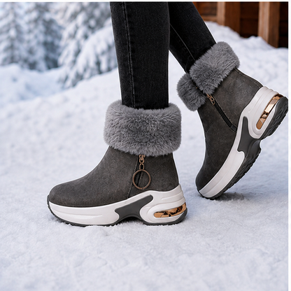 Nevalia – Stivaletti da Neve Antiscivolo con Pelliccia lifestyle